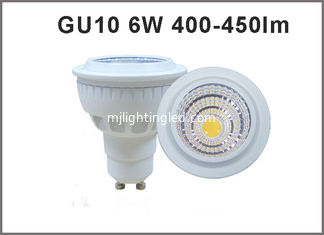 China High quality 6W  AC85-265V LED Spotlight GU10 450-450lm LED bulb GU10 dimmable/nondimmable supplier