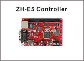 China zhonghang led controller card ZH-E5 256*640 pixel usb/serial/ethernet port p10 led sign led stage screen supplier