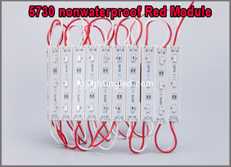 China Super Bright 5730 red LED Modules 3 LEDS Light Waterproof For LED Channel Letter shop front design ideas supplier