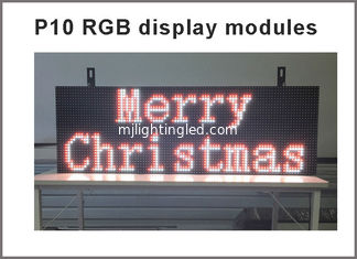 China P10 RGB Led Scrolling Display Message Board Outdoor Full Color LED Display Support USB Programmable For Led Sign supplier