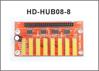 China HD-HUB08 adapter card 8*HUB08 Support Single &amp; Dual color LED display module Only support HUIDU card supplier