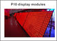 320*160mm 32*16pixels P10 outdoor led digital sign board red color P10 led message display led sign supplier