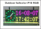 P10 RGB Led Scrolling Display Message Board Outdoor Full Color LED Display Support USB Programmable For Led Sign supplier