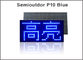 P10 led display module board semi-outdoor Single P10 blue plate light 5V 32*16pixels supplier