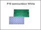 5V Semi-outdoor P10 LED martix modules light 320*160 white display billboard supplier