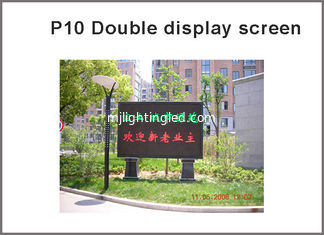 China P10 Outdoor Red + Green Bi-Color LED Display Module Waterproof P10 Double Color 1R1G LED Module programmable display supplier