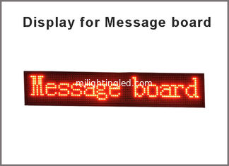 China P10 running Message board LED display panel red Semi outdoor 32*16pixels Advertising media billboard screen digital sign supplier