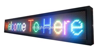 China P10 outdoor rgb led moving sign 32x16Pixel led message sign p10 led display module rgb door sign led screen billboard supplier