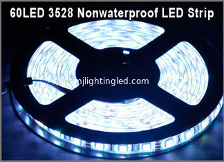 China Non-Waterproof LED Strip 5M 60Leds/M 3528 SMD White Flexible Light LED Tape Party Decoration Lamps supplier