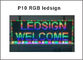 P10 outdoor rgb led moving sign 32x16Pixel led message sign p10 led display module rgb door sign led screen billboard supplier