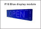 P10 led display module board semi-outdoor Single P10 blue plate light 5V 32*16pixels supplier